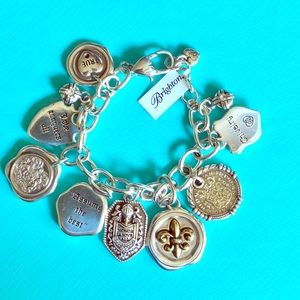 Brighton sterling silver charm bracelet